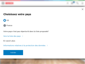 'bosch-home.fr' screenshot