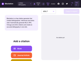 'bibcitation.com' screenshot