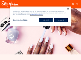 'sallyhansen.com' screenshot
