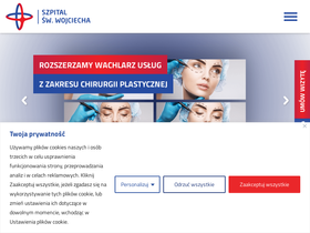 'szpitalswwojciecha.pl' screenshot