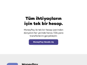 'moneypay.com.tr' screenshot