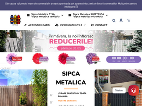 www.sipca.ro website screenshot