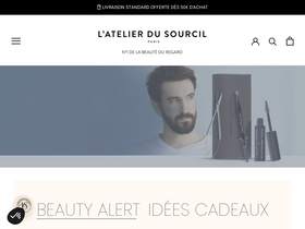 'atelierdusourcil.com' screenshot