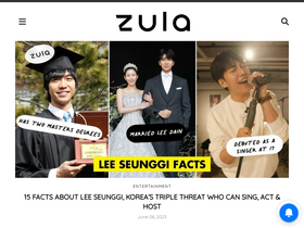 'zula.sg' screenshot