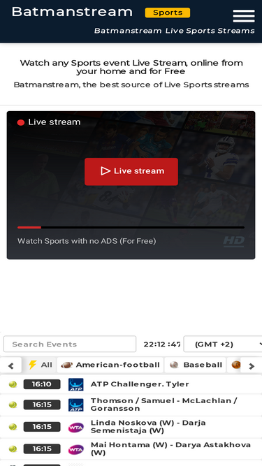 Sport on sale stream me