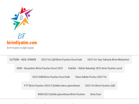 'birimfiyatim.com' screenshot