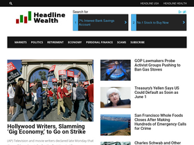 'headlinewealth.com' screenshot