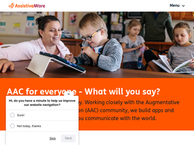 'assistiveware.com' screenshot