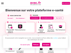 'avec.fr' screenshot