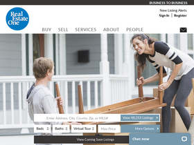 'realestateone.com' screenshot
