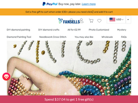 'fansells.com' screenshot