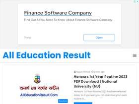 'alleducationresult.com' screenshot