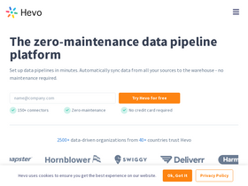 'hevodata.com' screenshot