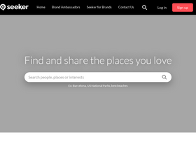 'seeker.io' screenshot