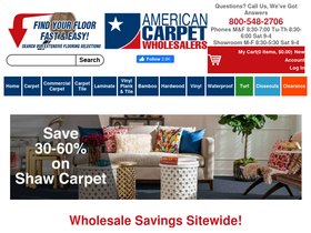 'carpet-wholesale.com' screenshot