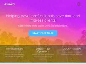 'travefy.com' screenshot