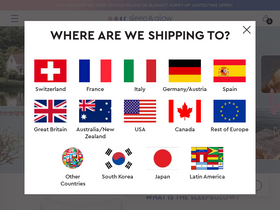 'sleepandglow.com' screenshot