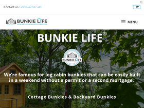 'bunkielife.com' screenshot