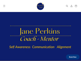 janeperkinscoach.com homepage screenshot