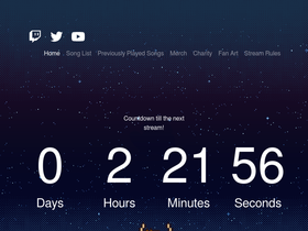 'the8bitdrummer.com' screenshot