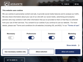 'assante.com' screenshot