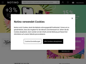 'notino.de' screenshot