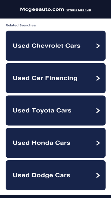 mcgeeauto.com