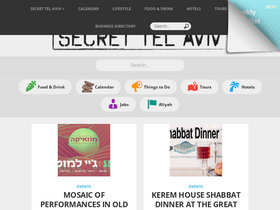 'secrettelaviv.com' screenshot
