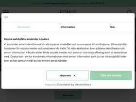 'fonus.se' screenshot
