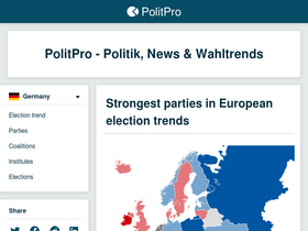 'politpro.eu' screenshot