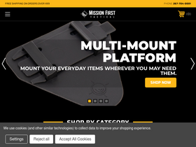 'missionfirsttactical.com' screenshot