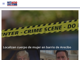 'notiuno.com' screenshot