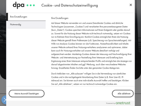 'dpa.com' screenshot