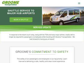 'groometransportation.com' screenshot