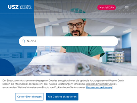 'usz.ch' screenshot