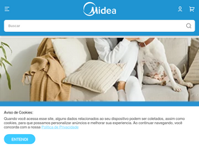 'mideastore.com.br' screenshot