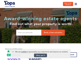 'yopa.co.uk' screenshot