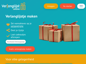 'verlanglijst.online' screenshot