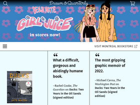 'drawnandquarterly.com' screenshot