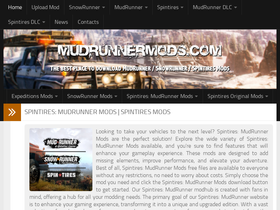 'mudrunnermods.com' screenshot