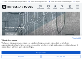 'knivesandtools.nl' screenshot