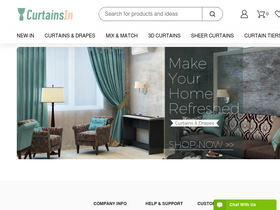 'curtainsin.com' screenshot