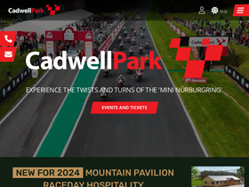 'cadwellpark.co.uk' screenshot