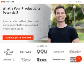 'fortelabs.com' screenshot