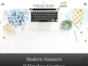 'etiquetteschoolofamerica.com' screenshot