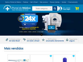 'portaldomedico.com' screenshot
