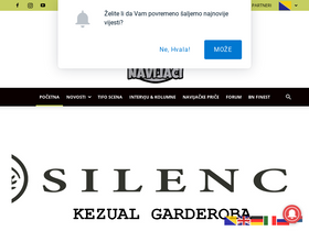 'balkanskinavijaci.com' screenshot