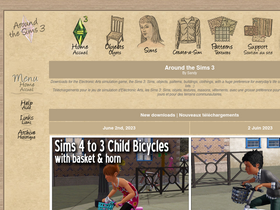 'aroundthesims3.com' screenshot