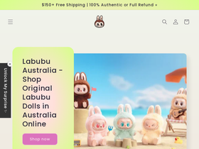 Labubu Australia website screenshot