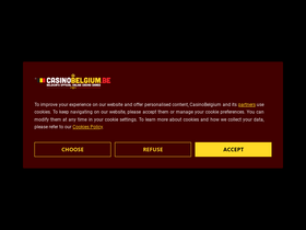 'casinobelgium.be' screenshot